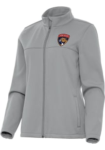 Antigua Florida Panthers Womens Grey Links Light Weight Jacket