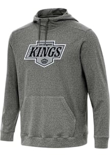 Antigua Los Angeles Kings Mens Black Full FrontCloud Long Sleeve Hoodie