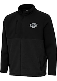 Antigua Los Angeles Kings Mens Black Daily Fused Medium Weight Jacket