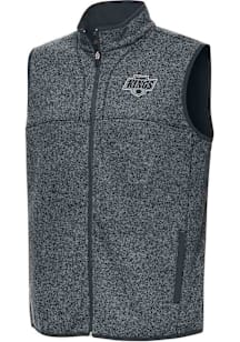 Antigua Los Angeles Kings Mens Grey Fortune Sleeveless Jacket
