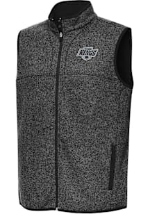 Antigua Los Angeles Kings Mens Black Fortune Sleeveless Jacket