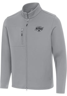 Antigua Los Angeles Kings Mens Grey Objection Light Weight Jacket
