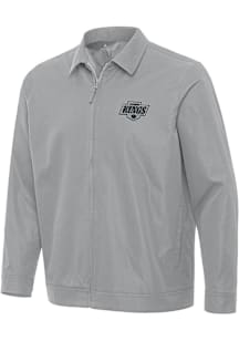 Antigua Los Angeles Kings Mens Grey Pivot Light Weight Jacket