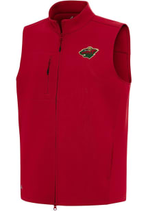 Antigua Minnesota Wild Mens Red Demand Sleeveless Jacket