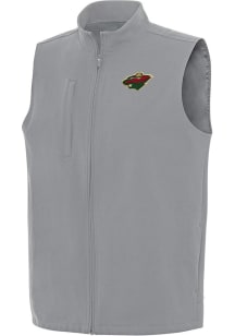 Antigua Minnesota Wild Mens Grey Regard Sleeveless Jacket