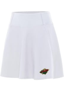 Antigua Minnesota Wild Womens White Chip Skort Skirt