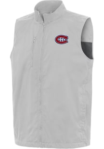 Antigua Montreal Canadiens Mens Grey Brisk Sleeveless Jacket