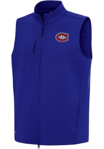 Antigua Montreal Canadiens Mens Blue Demand Sleeveless Jacket