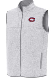 Antigua Montreal Canadiens Mens Grey Fortune Sleeveless Jacket