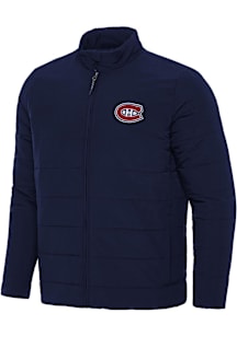 Antigua Montreal Canadiens Mens Navy Blue Swelter Filled Jacket