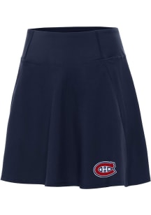 Antigua Montreal Canadiens Womens Navy Blue Chip Skort Skirt