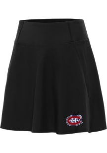 Antigua Montreal Canadiens Womens Black Chip Skort Skirt