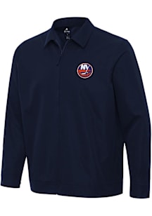 Antigua New York Islanders Mens Navy Blue Pivot Light Weight Jacket