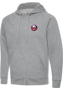 Antigua New York Islanders Mens Grey Victory Big and Tall Light Weight Jacket