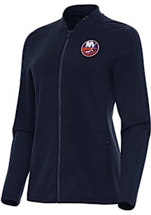 Antigua New York Islanders Womens Navy Blue Continual Light Weight Jacket