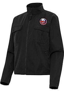Antigua New York Islanders Womens Black Even Par Light Weight Jacket