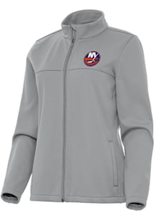 Antigua New York Islanders Womens Grey Links Light Weight Jacket