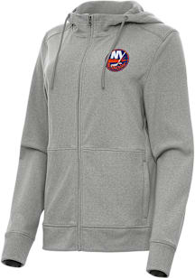 Antigua New York Islanders Womens Grey Seeker Light Weight Jacket