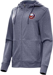 Antigua New York Islanders Womens Navy Blue Seeker Light Weight Jacket