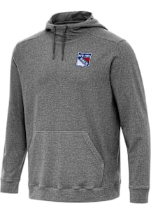Antigua New York Rangers Mens Black Cloud Long Sleeve Hoodie