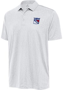 Antigua New York Rangers White Ellipse Big and Tall Polo