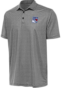 Antigua New York Rangers Mens White Rings Short Sleeve Polo