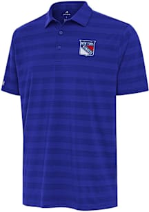 Antigua New York Rangers Blue Tunnel Big and Tall Polo