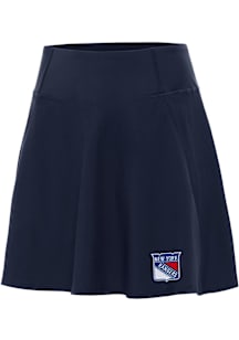 Antigua New York Rangers Womens Navy Blue Chip Skort Skirt