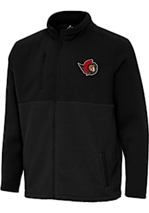 Antigua Ottawa Senators Mens Black Daily Fused Medium Weight Jacket