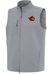 Antigua Ottawa Senators Mens Grey Demand Sleeveless Jacket