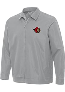 Antigua Ottawa Senators Mens Grey Pivot Light Weight Jacket