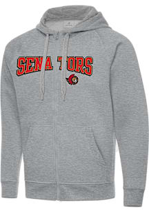 Antigua Ottawa Senators Mens Grey Split Victory Big and Tall Light Weight Jacket