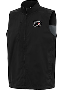 Antigua Philadelphia Flyers Mens Black Brisk Sleeveless Jacket