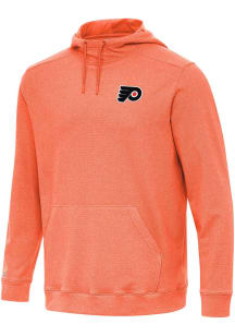 Antigua Philadelphia Flyers Mens Orange Cloud Long Sleeve Hoodie