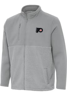 Antigua Philadelphia Flyers Mens Grey Daily Fused Medium Weight Jacket