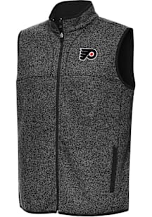 Antigua Philadelphia Flyers Mens Black Fortune Sleeveless Jacket