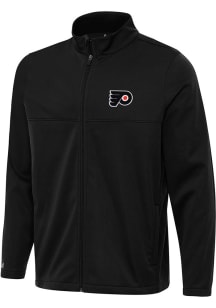Antigua Philadelphia Flyers Mens Black Links 2 Light Weight Jacket