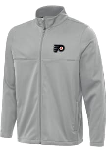 Antigua Philadelphia Flyers Mens Grey Links 2 Light Weight Jacket
