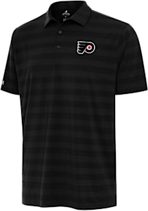 Antigua Philadelphia Flyers Black Tunnel Big and Tall Polo