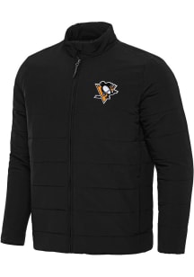 Antigua Pittsburgh Penguins Mens Black Swelter Filled Jacket