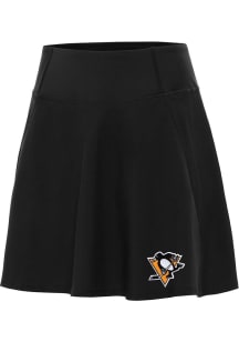 Antigua Pittsburgh Penguins Womens Black Chip Skort Skirt