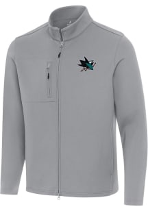 Antigua San Jose Sharks Mens Grey Objection Light Weight Jacket