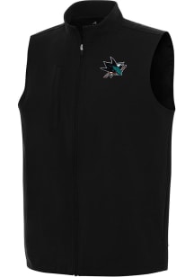 Antigua San Jose Sharks Mens Black Regard Sleeveless Jacket