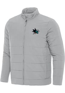 Antigua San Jose Sharks Mens Grey Swelter Filled Jacket