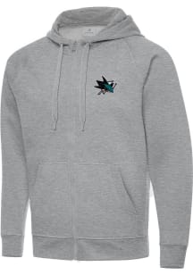 Antigua San Jose Sharks Mens Grey Victory Big and Tall Light Weight Jacket