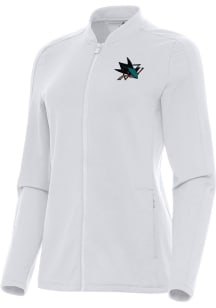 Antigua San Jose Sharks Womens White Continual Light Weight Jacket