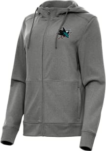 Antigua San Jose Sharks Womens Black Seeker Light Weight Jacket