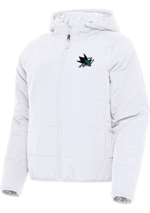 Antigua San Jose Sharks Womens White Universe Filled Jacket