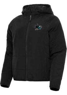 Antigua San Jose Sharks Womens Black Universe Filled Jacket