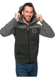 Antigua Indianapolis Colts Mens Grey Protect Long Sleeve Full Zip Jacket